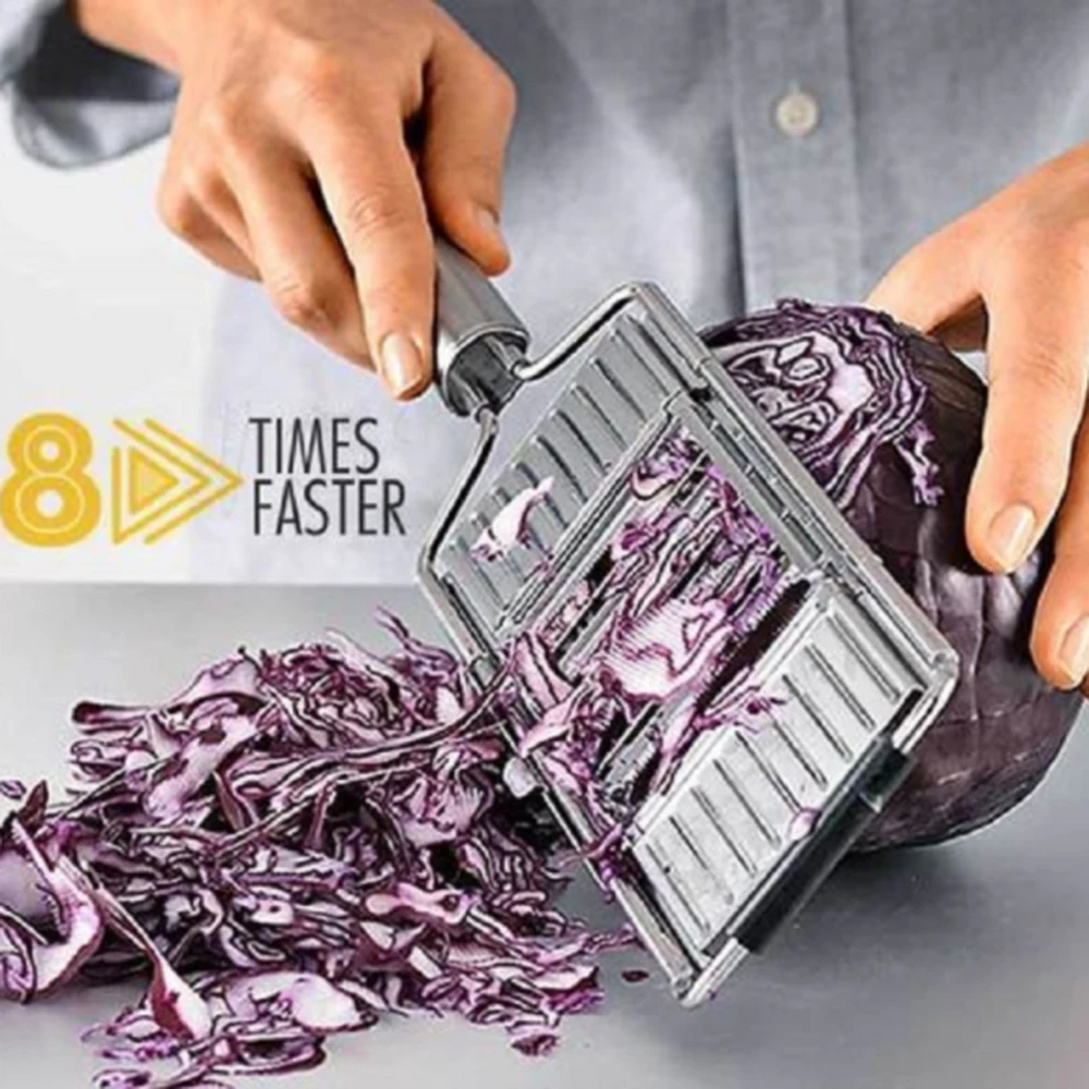 

Multi-Purpose Vegetable Slicer Peeler Stainless Steel Grater Shredder Cutter AU