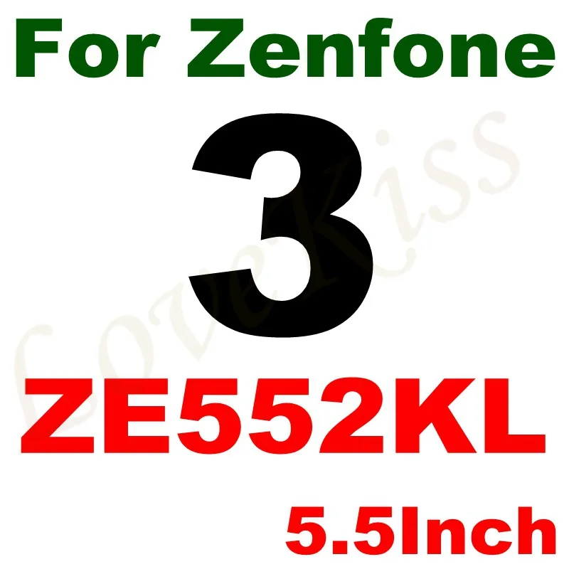 Zenfone 3 ZE552KL Закаленное стекло 9H для ASUS Zenfone 4 Max ZC554KL 3 Max ZC520TL Go ZB500KL 3 2 Laser ZE500KL Selfie ZD551KL Защитная пленка для экрана - Цвет: Zenfone 3 ZE552KL