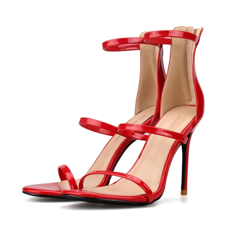 Босоножки женские из натуральной овечьей кожи летняя офисная обувь с открытым