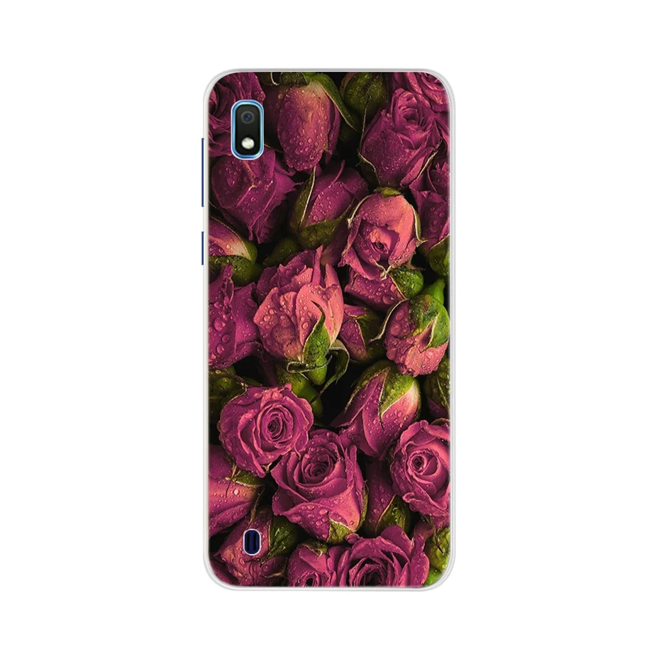 Чехол для Samsung Galaxy A10 силиконовый мягкий ТПУ чехол с милым животным узором