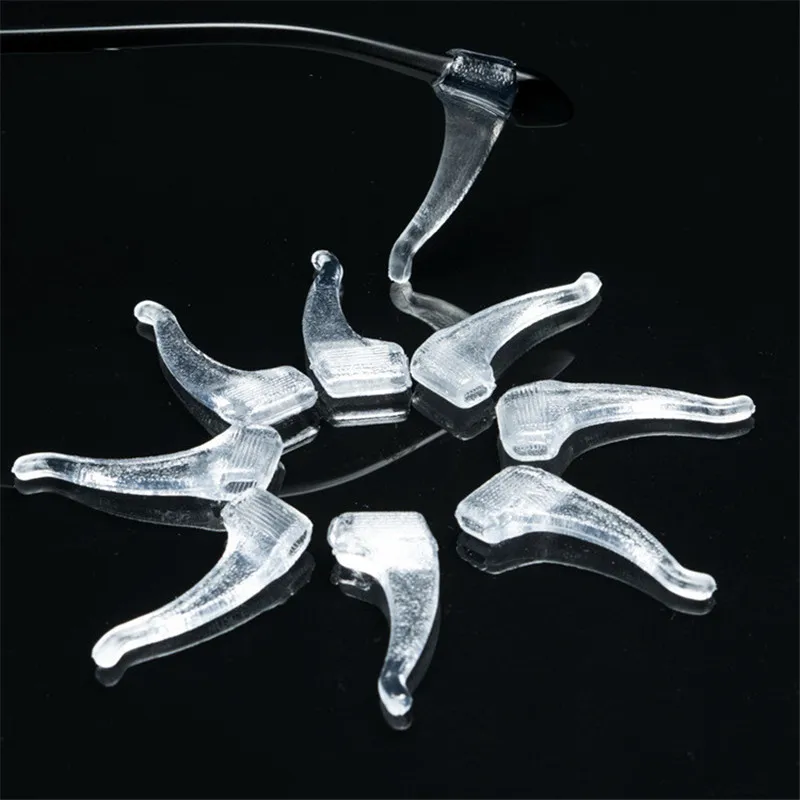 Прозрачный Противоскользящий ушной крючок держатель для дужек очков