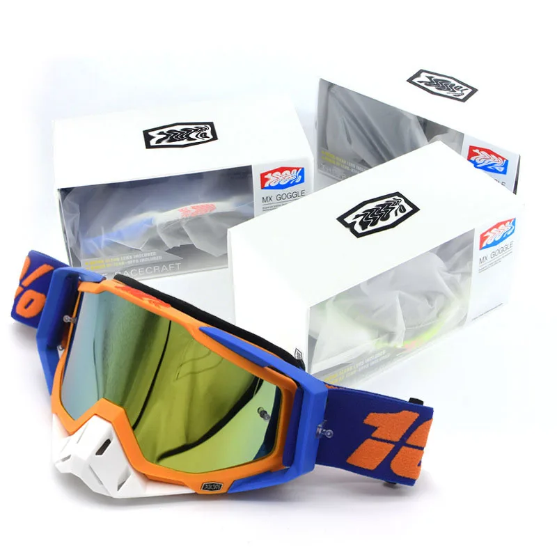

2021 Outdoor Off-road Helmet Goggles Riding Mx Off-road Skiing Goggles Sports Atv Off-road Bicycle Racing Windproof Goggles Set