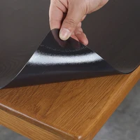 black matte non slip tablecloth waterproof oilproof odorless soft glass table mat 1 6mm pvc plastic party table decoration pad