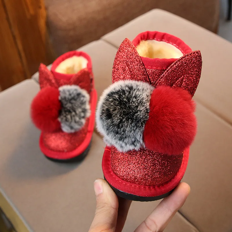 2019 г. Зимняя детская хлопковая обувь для малышей Shoes1 3 лет Детская Нескользящая с