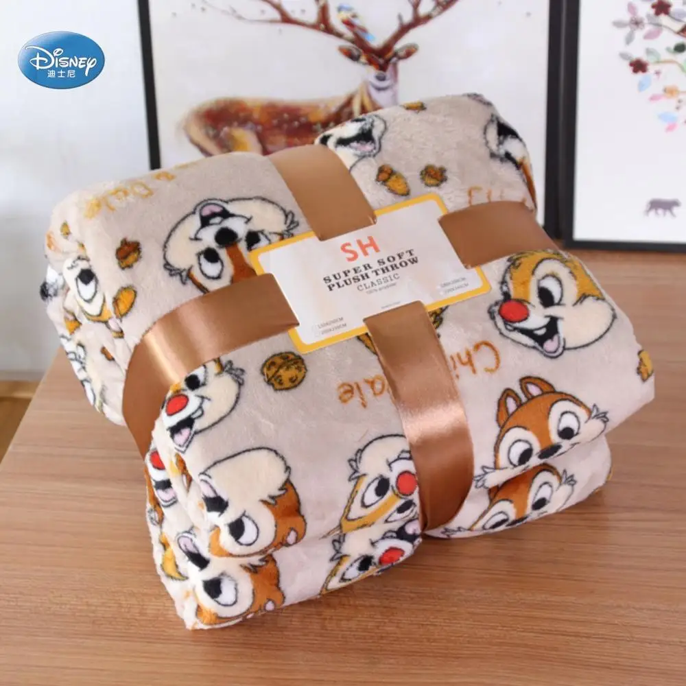 Disney частные Плутон чип Дейл легкий плюшевые одеяло для кровати размера Queen Size на