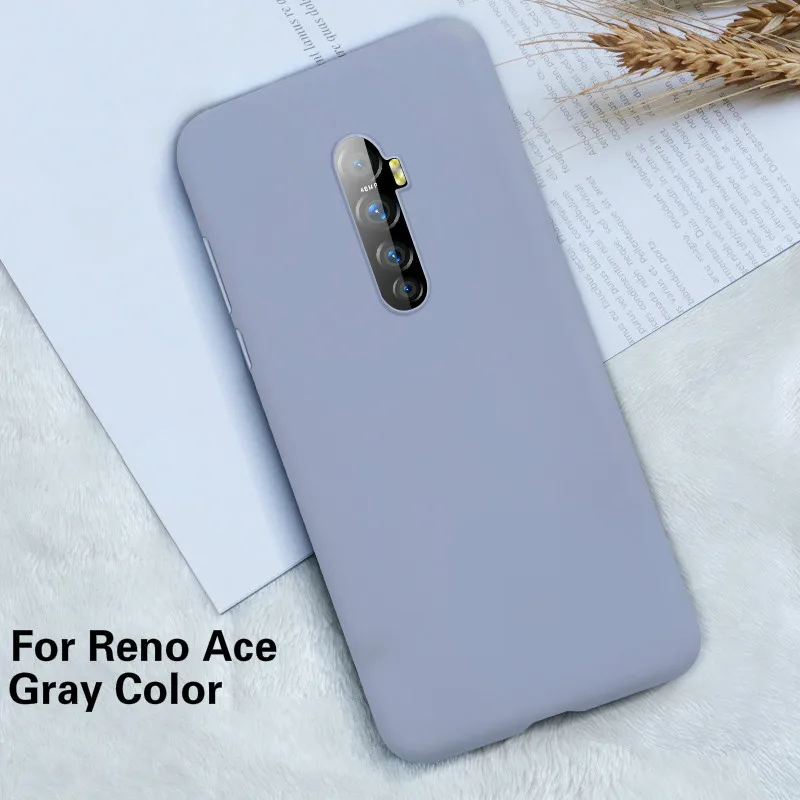 TeppKa для OPPO Reno Ace 2Z 2F 2 чехол телефона жидкий силикон сплошной цвет мягкий