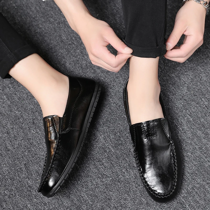 

New leather beanie shoes