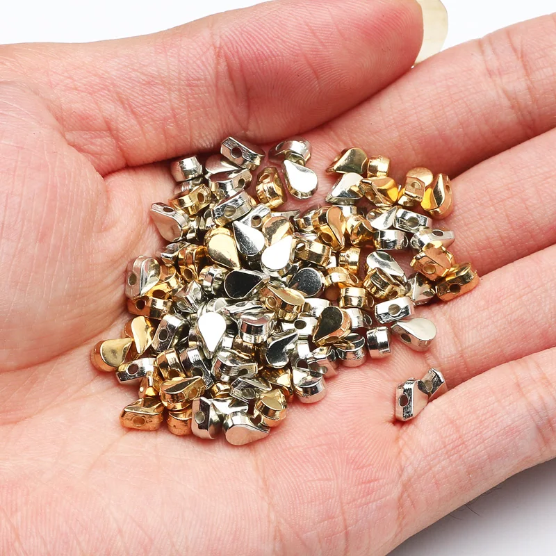 Бусины-шармы пластиковые в форме капли воды 4 Х6 мм 200 шт./лот |