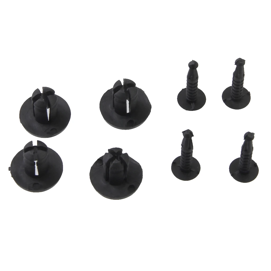 

30x Black Plastic Bumper Rievt Trim Fastener Clips For Megane Espace Scenic Twingo