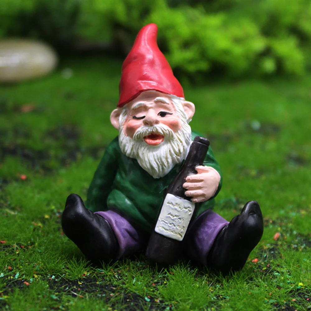 

Mini Resin Moss Micro Landscape Decoration Outdoor Fairy Miniature Garden Dwarf Ornaments Handicraft Flower Pot Accessories Elf