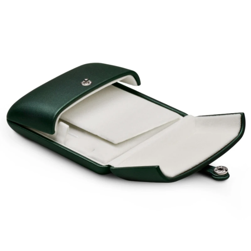 

Newest Green Packaging Box Leather Jewelry Box Pendant Bracelet Gift