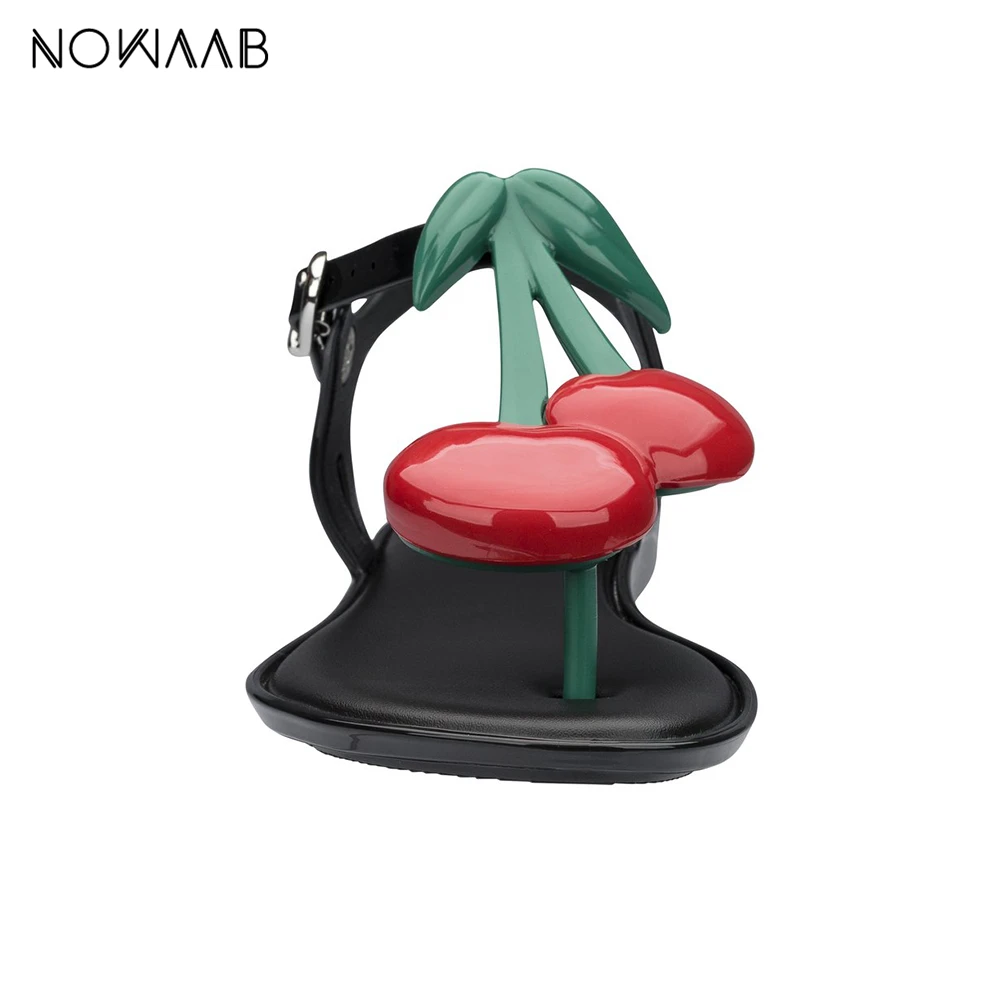 Женские сандалии на плоской подошве Melissa Cherry желейные босоножки новинка 2019 |