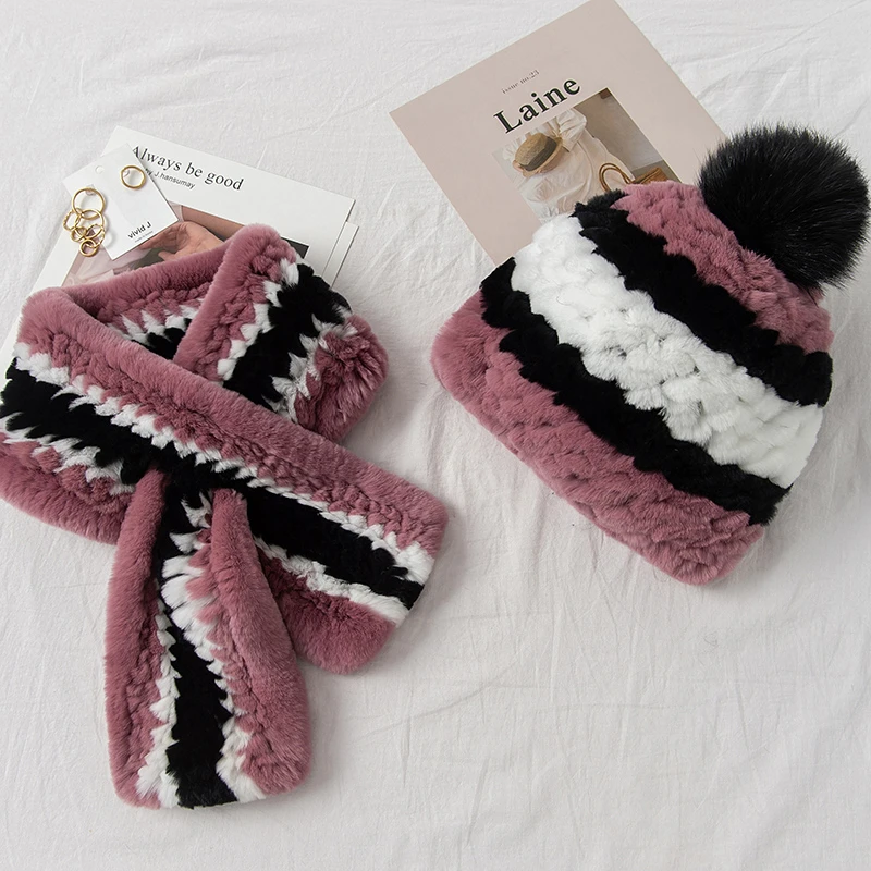 Женская зимняя шапка-шарф ZDFURS, Зимняя коллекция 100% от AliExpress RU&CIS NEW