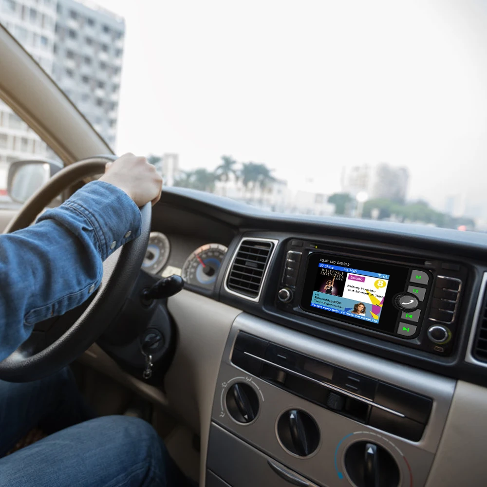 Цифровой радиоприемник Mini DAB Bluetooth MP3 музыкальный плеер FM передатчик адаптер