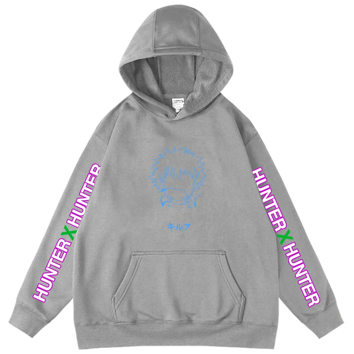 

HUNTERXHUNTER Men Oversized Hoodies Killua Long Sleeve Sweatshirt Tops Autumn Hot Sale Hoodies Cool Male Hooded Sweatshirts