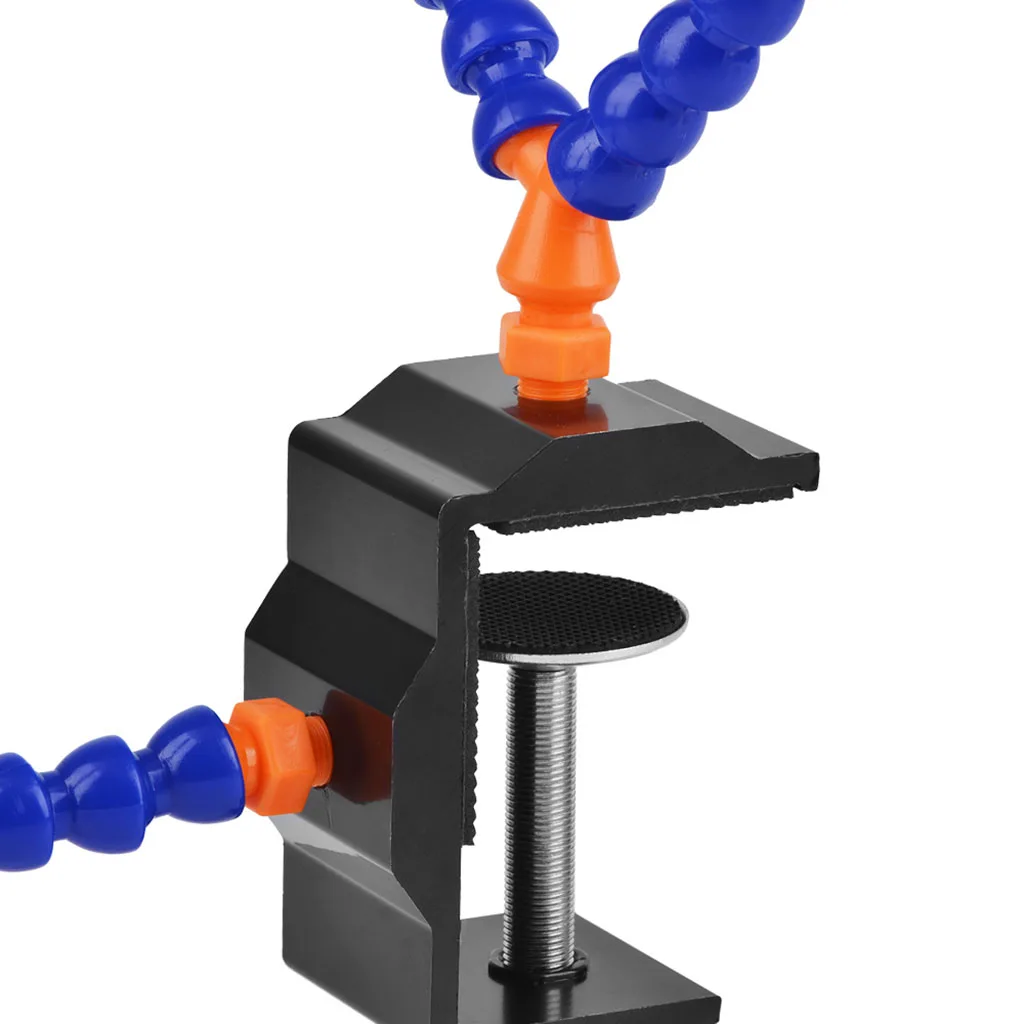 

DIY Welding Stand Maintenance Desk Clamp Tools KIt Alloy Base Flexible Arm