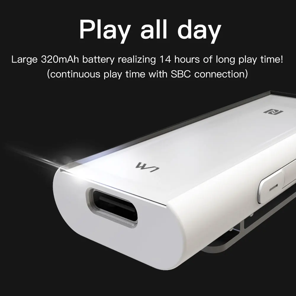 HiBy W1 Bluetooth 5 0 беспроводной усилитель для наушников приемник Ампер 14 часовое время