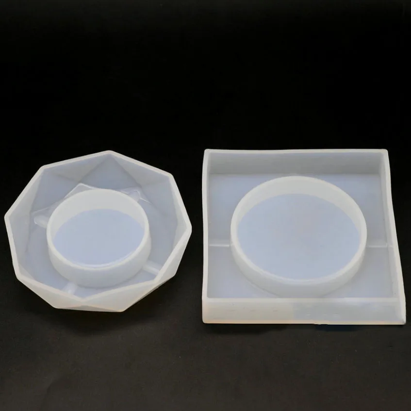 

Прозрачная эпоксидная пепельница, силиконовая форма, квадратная зеркальная поверхность, высокая прозрачность, ручная работа