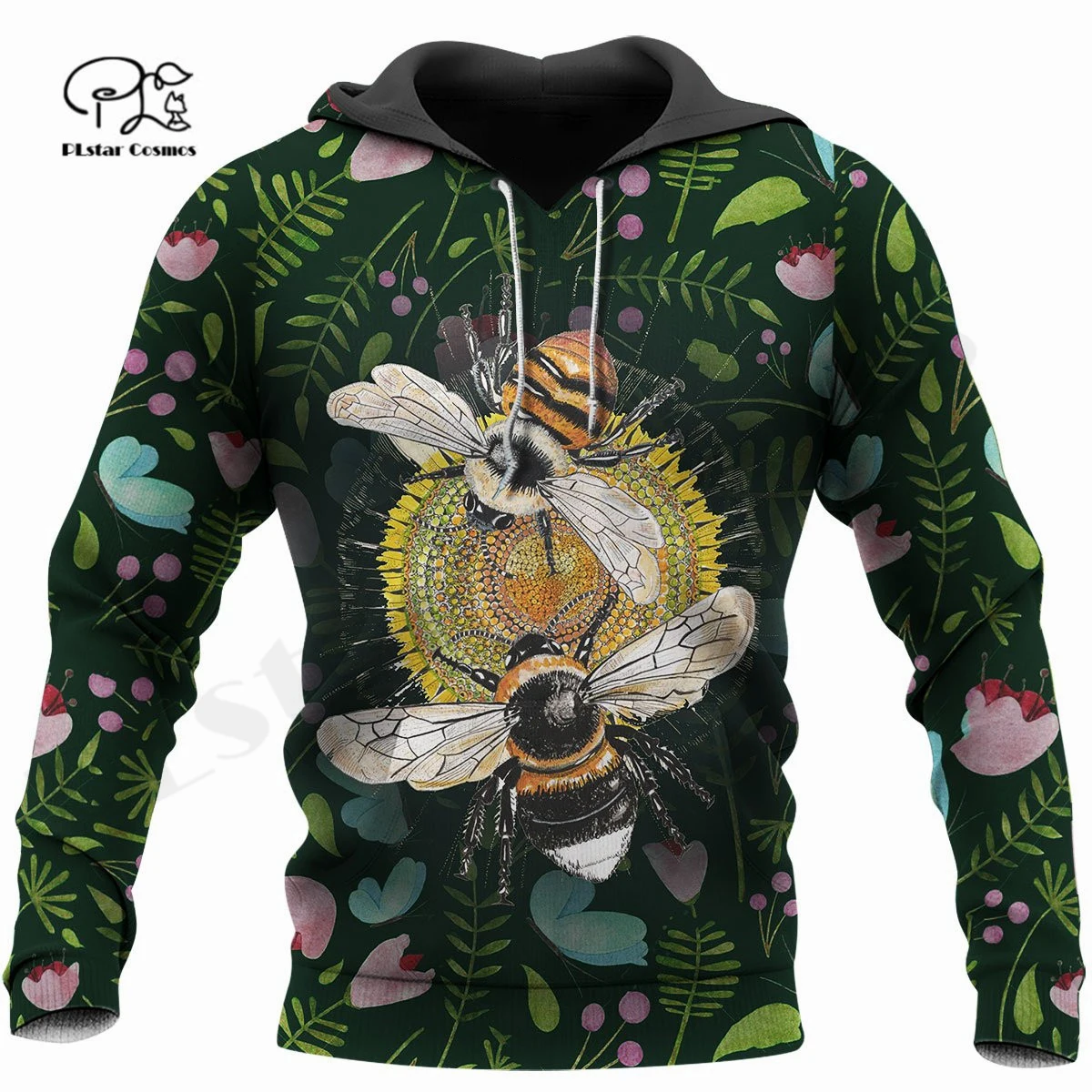 

PLstar Cosmos 3Dprint Newest Bee Honeycomb Art Harajuku Premium Streetwear Funny Unique Awsome Casual Hoodies/Sweatshirt/Zip 19