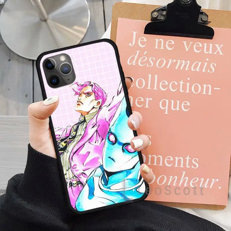 

Anime JoJo Killer Queen Phone Case for iPhone 11 12 mini pro XS MAX 8 7 6 6S Plus X 5S SE 2020 XR