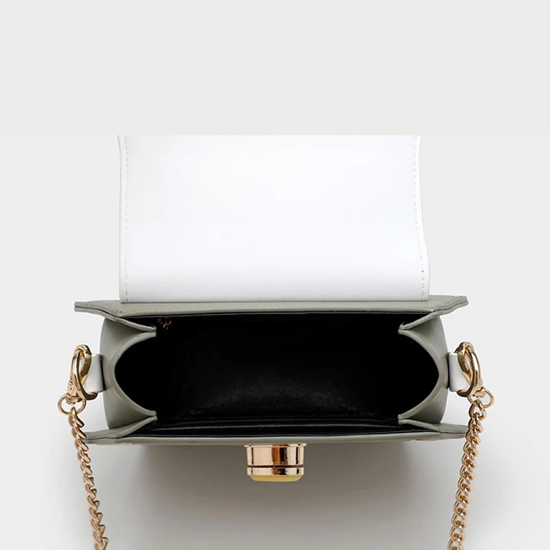 Одноцветные кожаные мини сумки через плечо для женщин 2020 летняя сумка женские