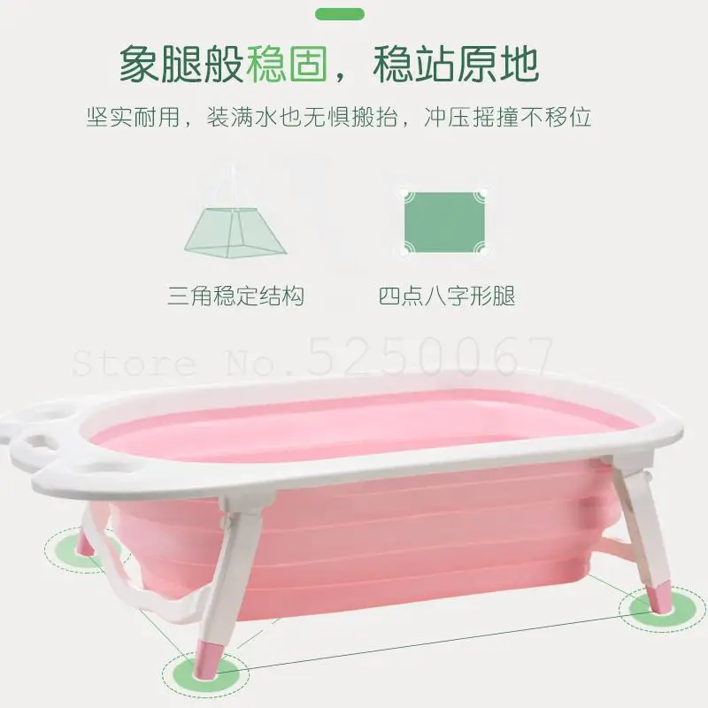 Детская складная ванна может сидеть и лежать принадлежности для новорожденных