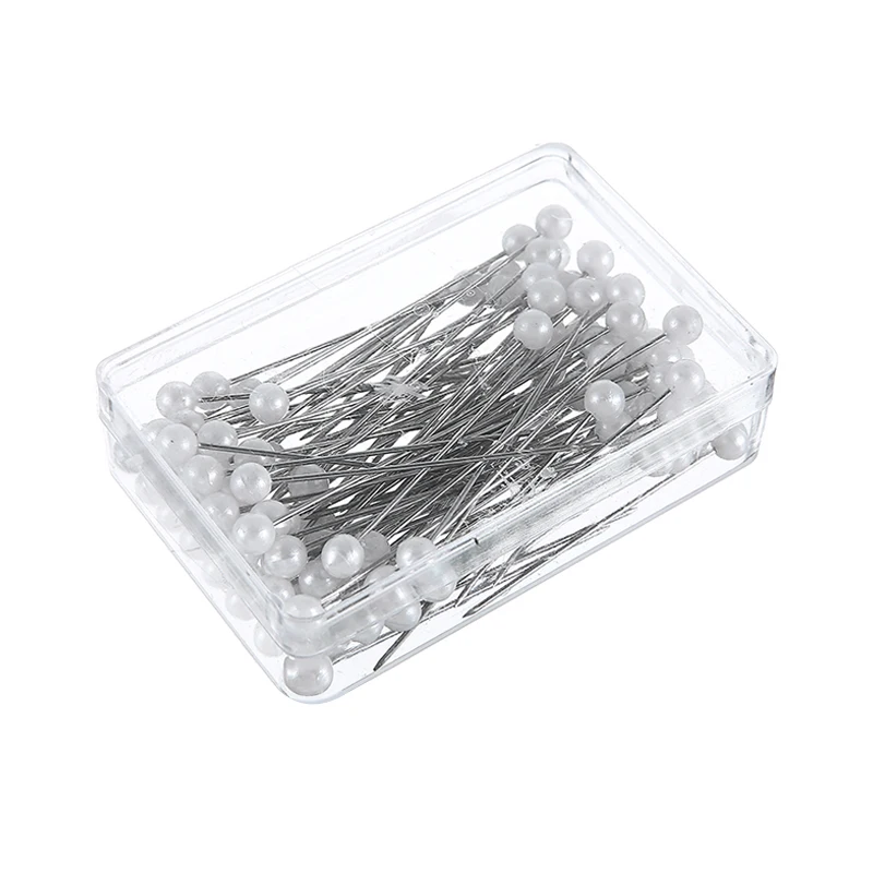 100 шт./лот сделай сам 3 7 см круглая булавка с жемчугом для изготовления одежды