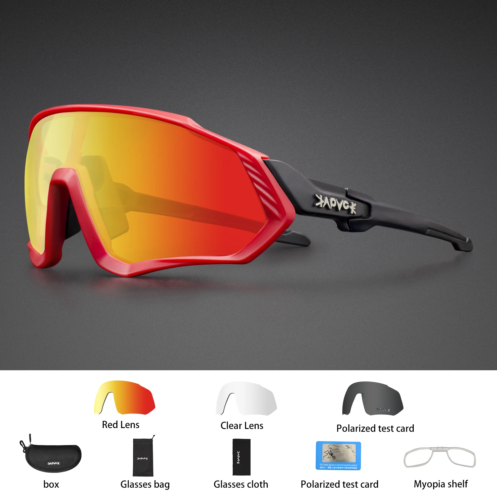 

Kapvoe Cycling Sunglasses for Men Polarized Women Glasses Sport Bicycle Cycling Goggles Eyewear Oculos Ciclismo Gafas Ciclismo
