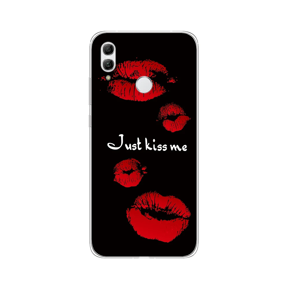 Silicone Phone Case for Huawei P Smart 2019 Cover Soft TPU Creative Painted Cute Shells Bags Coque |