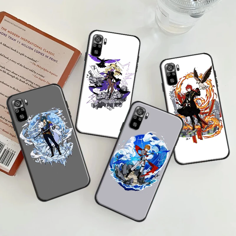 

Genshin Impact Silicone TPU Phone Case For Xiaomi Redmi 9 9i 9AT 9T 9A 9C 10X 4G 5G Note 10S 10 5G Shell Cover Coque Capa