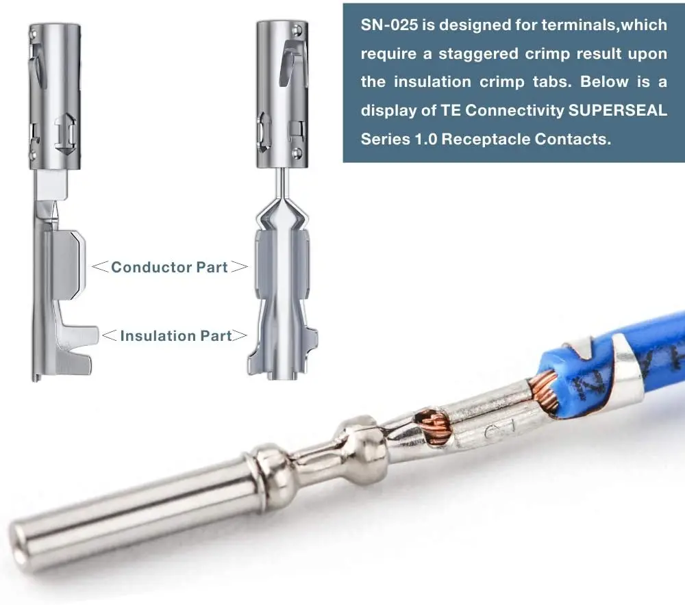 SN-025 соединители обжимные плоскогубцы Dupont микро обжимной инструмент для