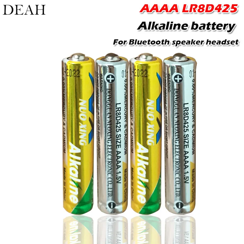 4 шт./лот 1,5 в LR8D425 AAAA щелочные батареи основные батареи для Bluetooth динамик гарнитура лазерная ручка стилус сухие батареи