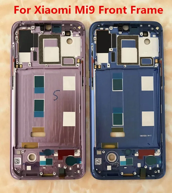 6 39 &quotдля Xiaomi mi 9 Рамка передняя рамка Лицевая панель корпус чехол для Mi9 запасные