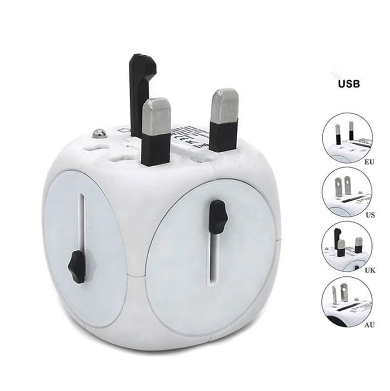 Универсальный адаптер переменного тока для путешествий KY47 переходник зарядного