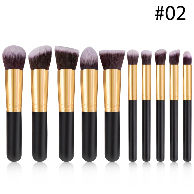 10 шт. набор кистей для растушевки бровей | Красота и здоровье