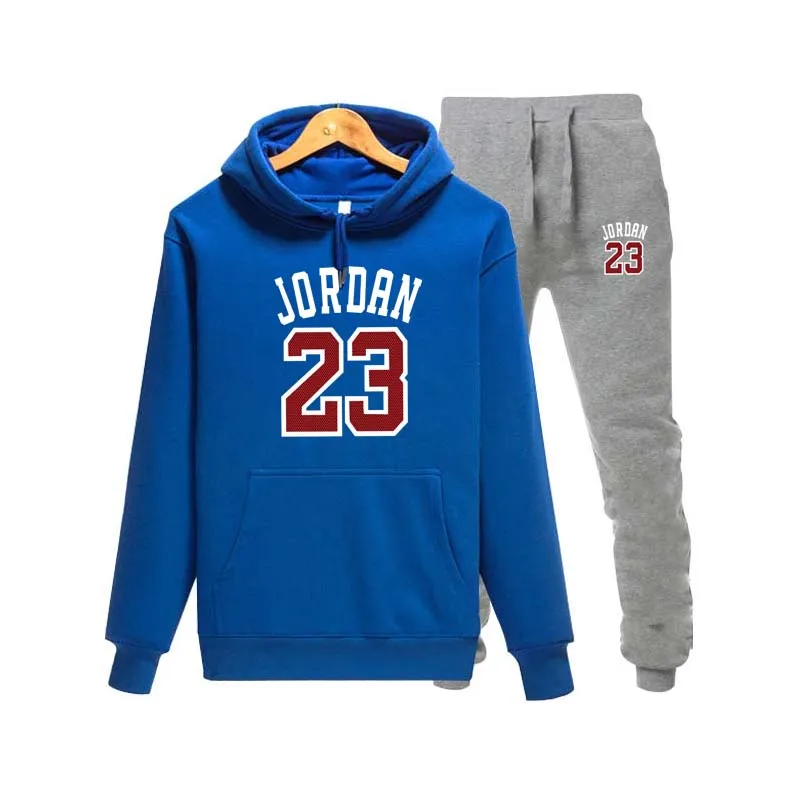 Новинка брендовая Новая мода JORDAN 23 Мужская спортивная одежда с принтом мужские толстовки пуловер хип-хоп мужской спортивный костюм толстовки Одежда - Цвет: 19