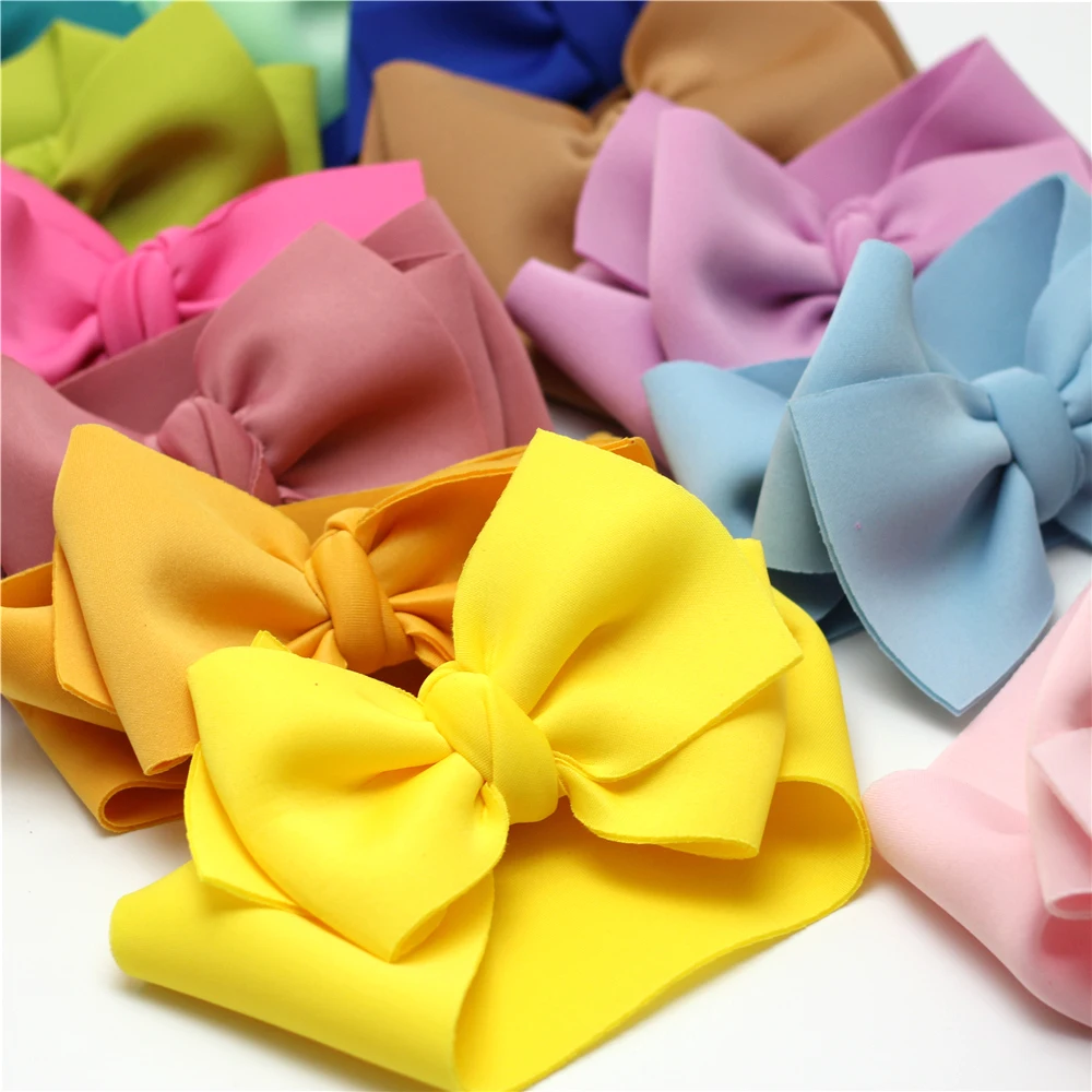 Большой большой бант для маленьких девочек широкий тюрбан хлопчатобумажная