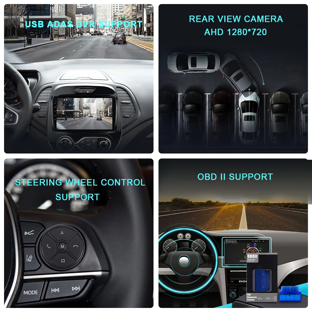 EKIY 9 ''IPS Android 0 Автомобильный мультимедийный плеер авторадио для Toyota Land Cruiser Prado