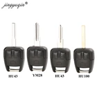 Jingyuqin, 3 кнопки, HU43, HU46, YM28, HU100, лезвие для Vauxhall, Opel, Vectra, Astra Z, для Omega, чехол для ключа, брелок