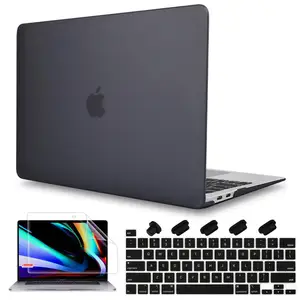Гладкий матовый пластиковый жесткий чехол для MacBook Pro 16 дюймов 2020 2019 модель A2141 Обложка Touch bar  Touch ID клавиатура