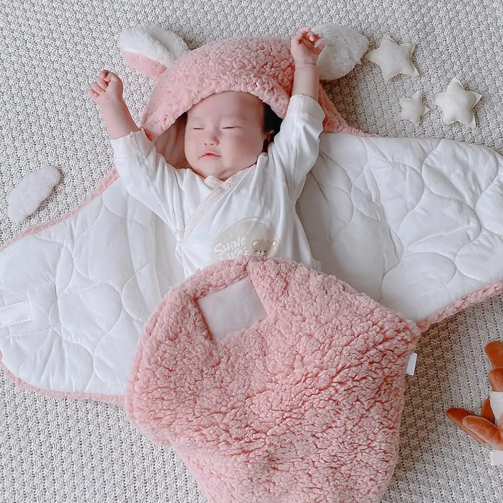 

Stylish Infant Blankets Swaddle Wrap Baby Sleepsacks Thickening Kick-proof