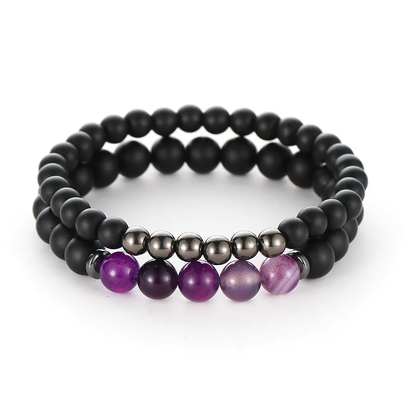 2019 черный абразивный камень Будда бусины модные ювелирные изделия Шарм 5