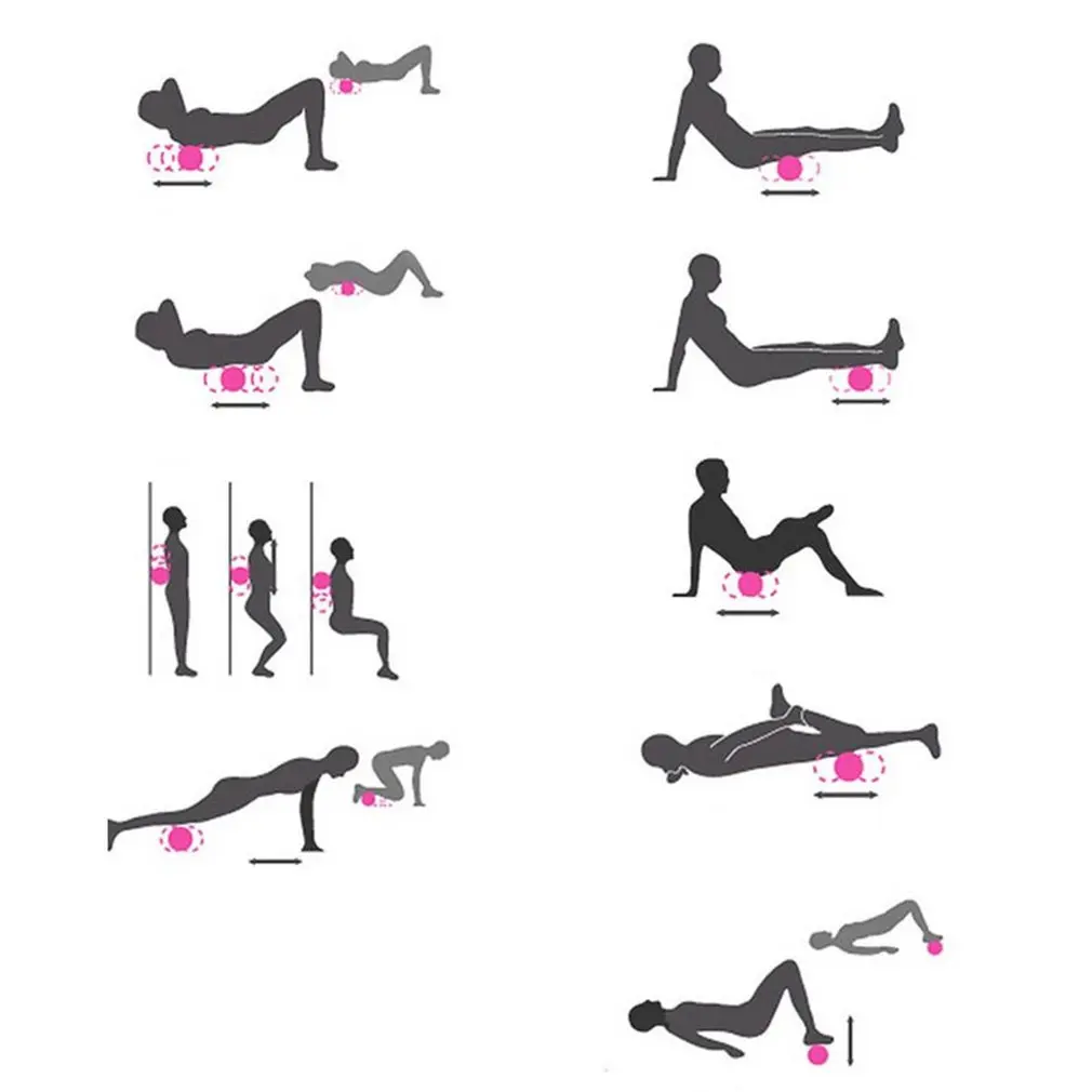 Массажный мяч ножевой ПВХ Защита окружающей среды шпоры для ног Подошвенный шар