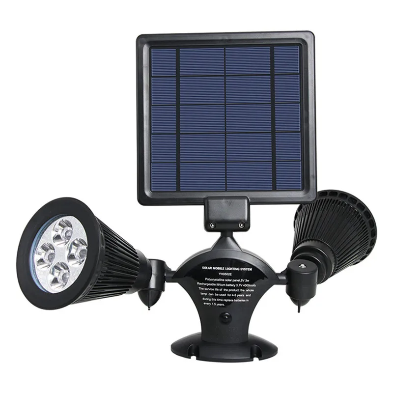 

12 Светодиодный Солнечный ночной Светильник двух близнецов Точечный светильник светодиодный садовый светильник на солнечных батареях Водо...