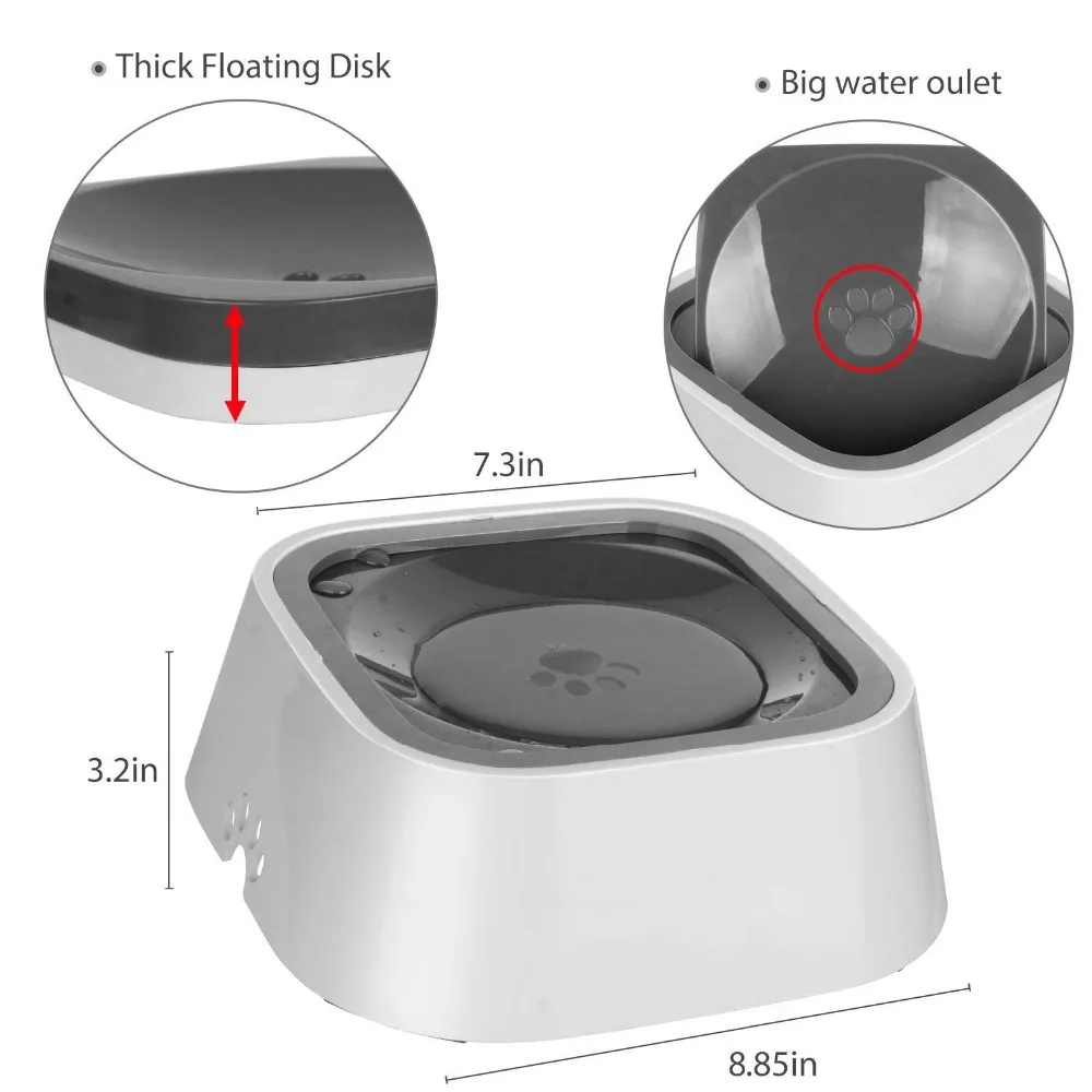 

Dog Water Bowl Vehicle Carried Floating Buoyancy Pet dog Drinking Bowl Cat Water Bowl Feeder Dog drinking bottle