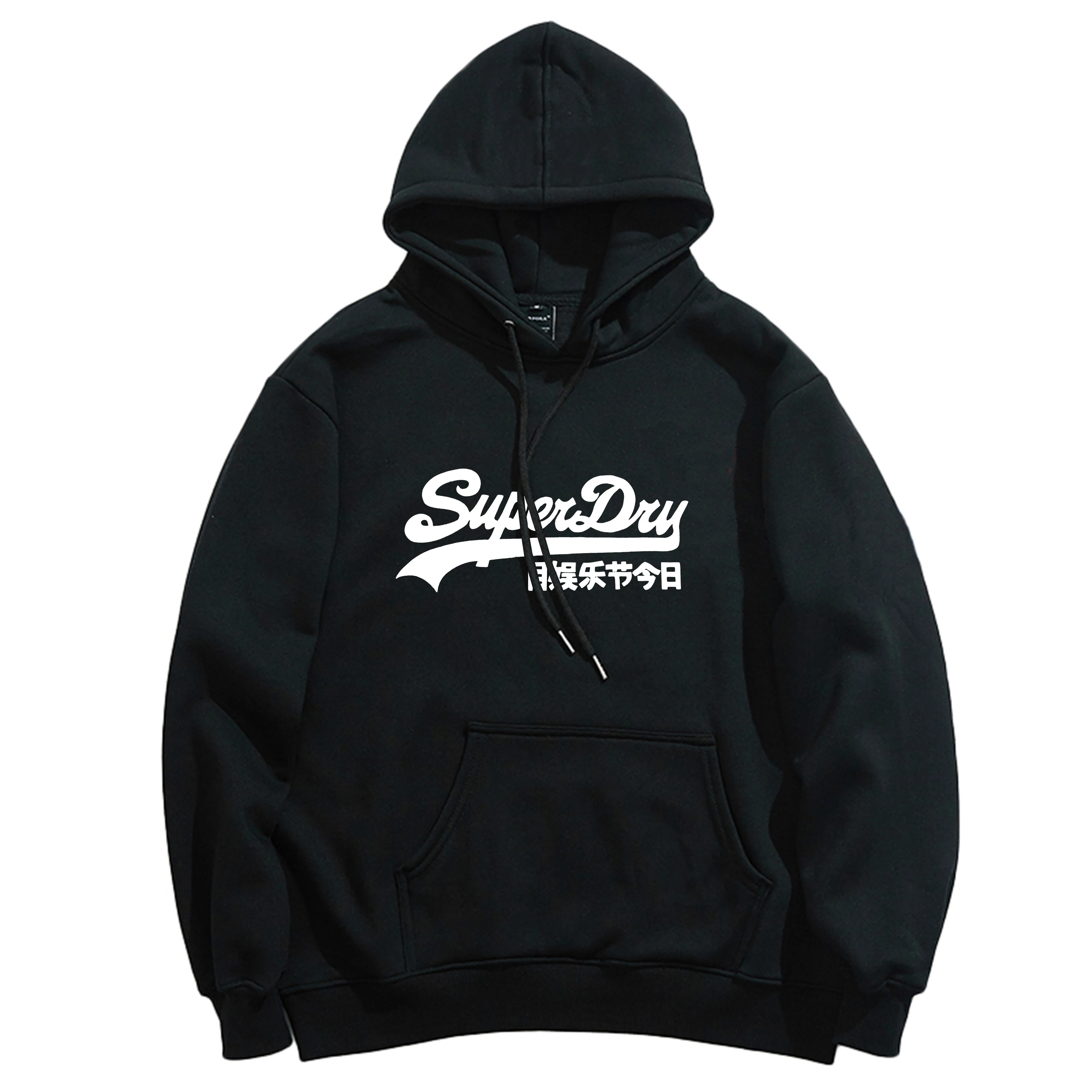 

Superdryer Fashion Men/women Hoodie Spring Autumn Pullovers Sweatshirts Solid Color