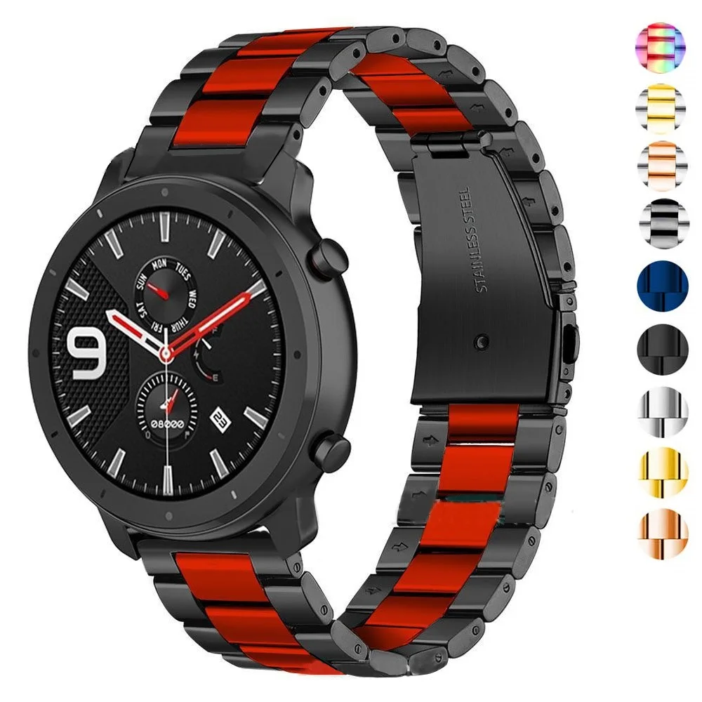 Металлический ремешок для Galaxy Watch Active браслет Samsung Gear S3 Frontier/Classic/Galaxy 46 мм/Active2 correa 20
