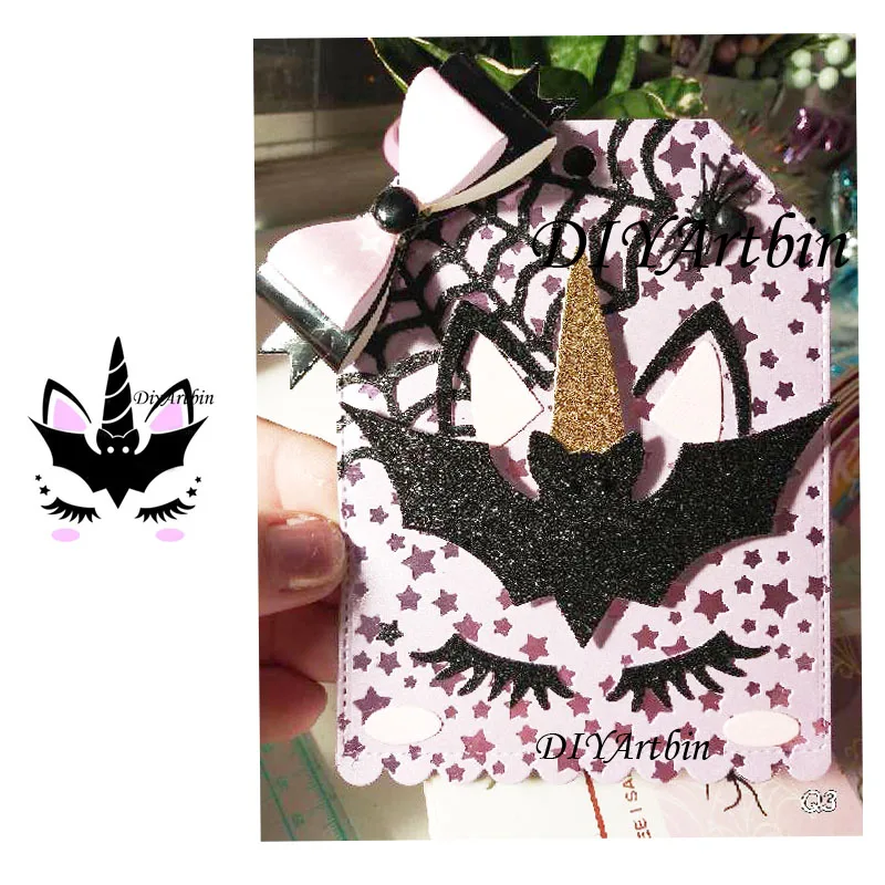 2020 Хэллоуин яркий трафарет вырубные штампы для ярлыков на свадьбу скрапбукинг