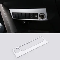 abs matte for toyota rav4 2016 2018 cigarette lighter cover decoration styling interior mouldings cover trim accessories 1pcs