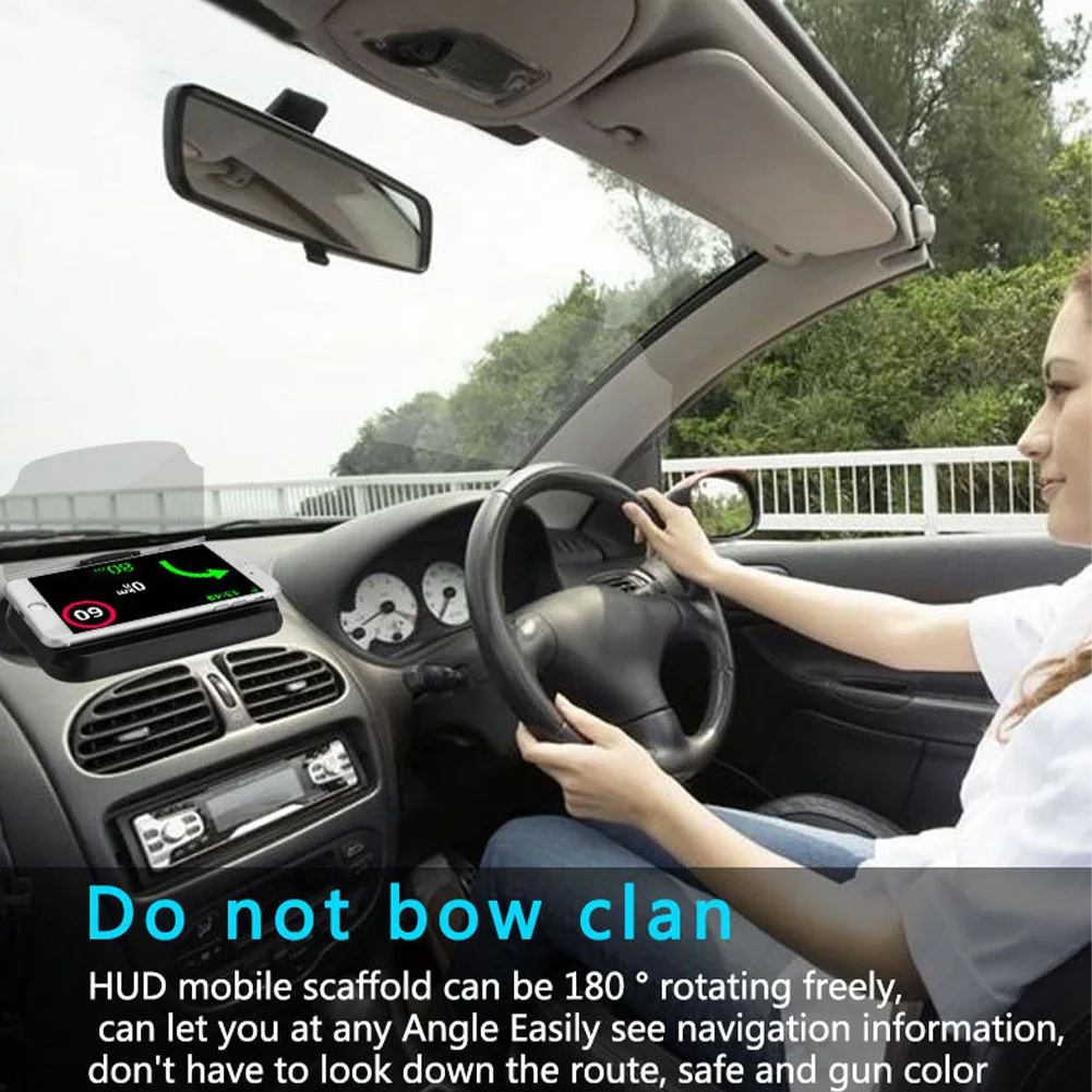 Универсальный gps навигации Скорость Предупреждение держатель телефона HD головой